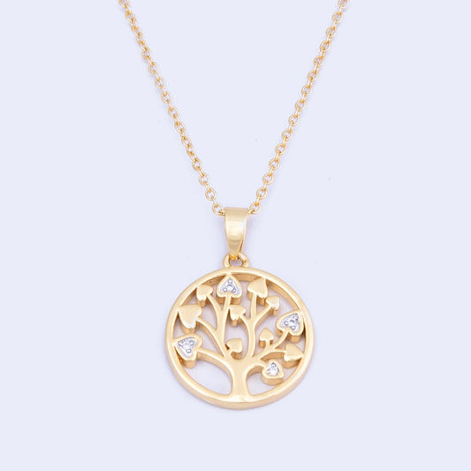 Knight & Day Gold Tree of Life Pendant Q520NTR - Daisy Mae Boutique