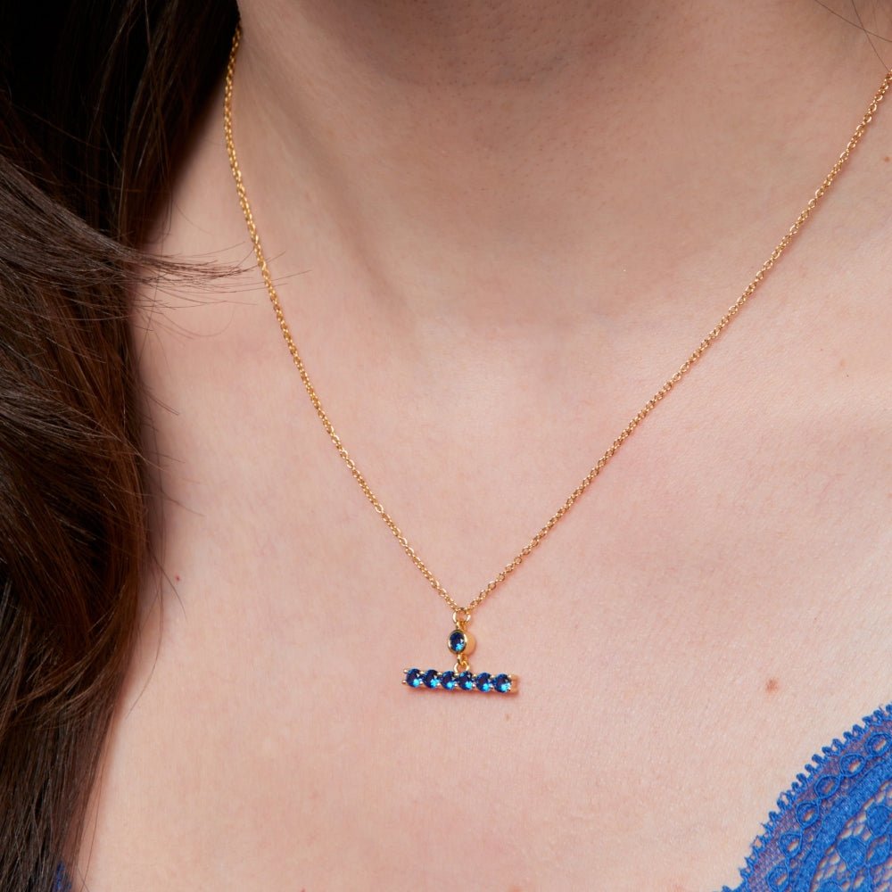 Knight & Day Sapphire T Bar Q526NTR - Daisy Mae Boutique