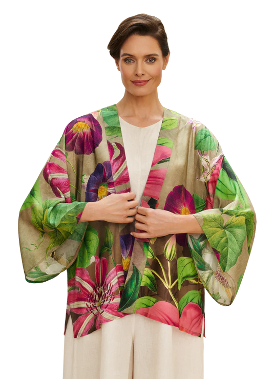 Powder Oversized Botanicals Kimono Jacket