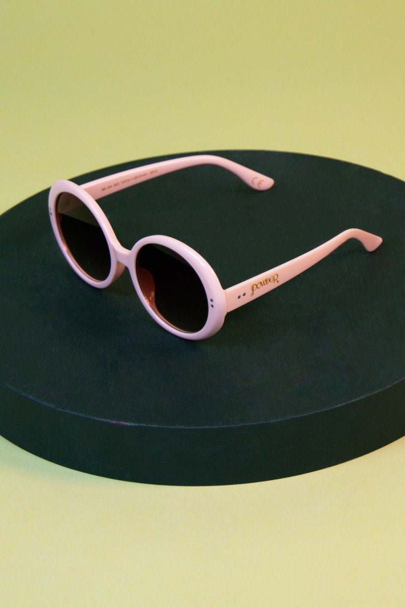 Powder Callie Sunglasses Pale Pink - Daisy Mae Boutique