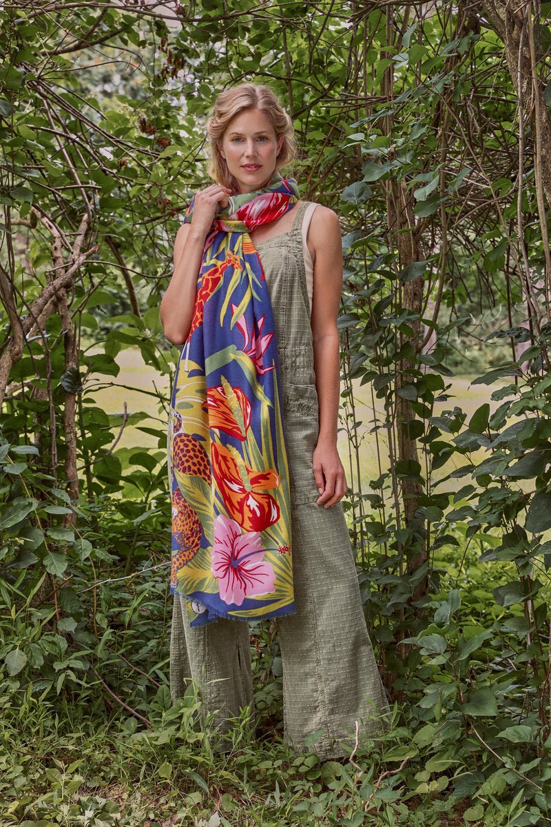 Powder Deco Jungle Scarf - Daisy Mae Boutique