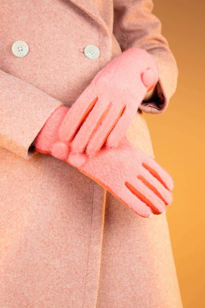 Powder Grace Tangerine Gloves - Daisy Mae Boutique