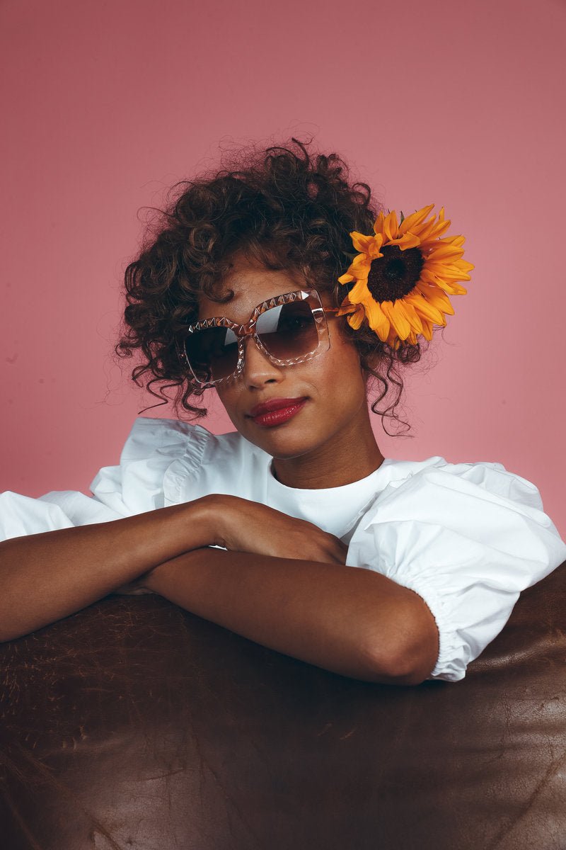 Powder Hayley Limited Edition Sunglasses Nude - Daisy Mae Boutique