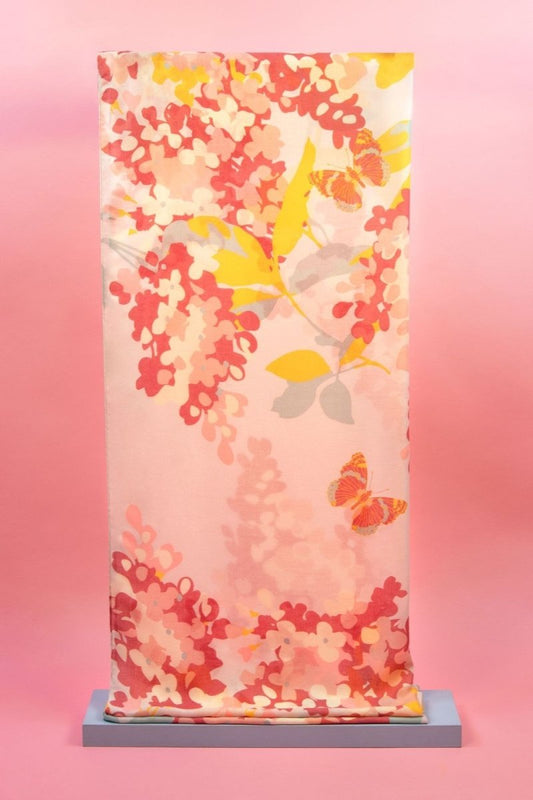 Powder Lilac Print Scarf - Daisy Mae Boutique