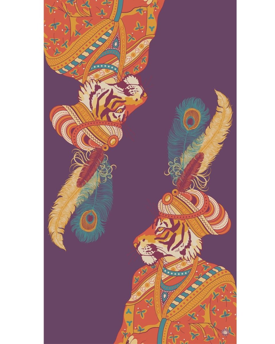 Powder Maharaja Tiger Scarf - Daisy Mae Boutique