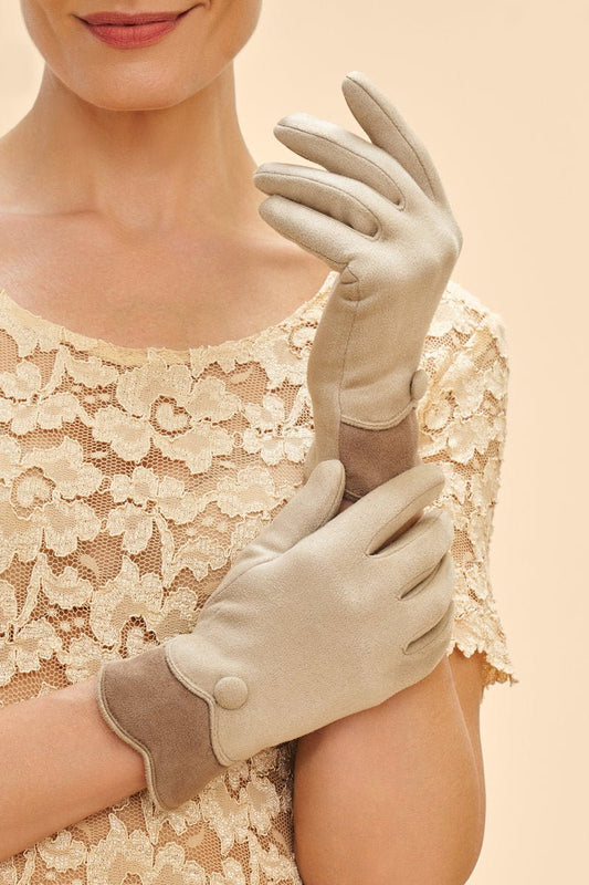 Powder Pandora Gloves - Cream - Daisy Mae Boutique