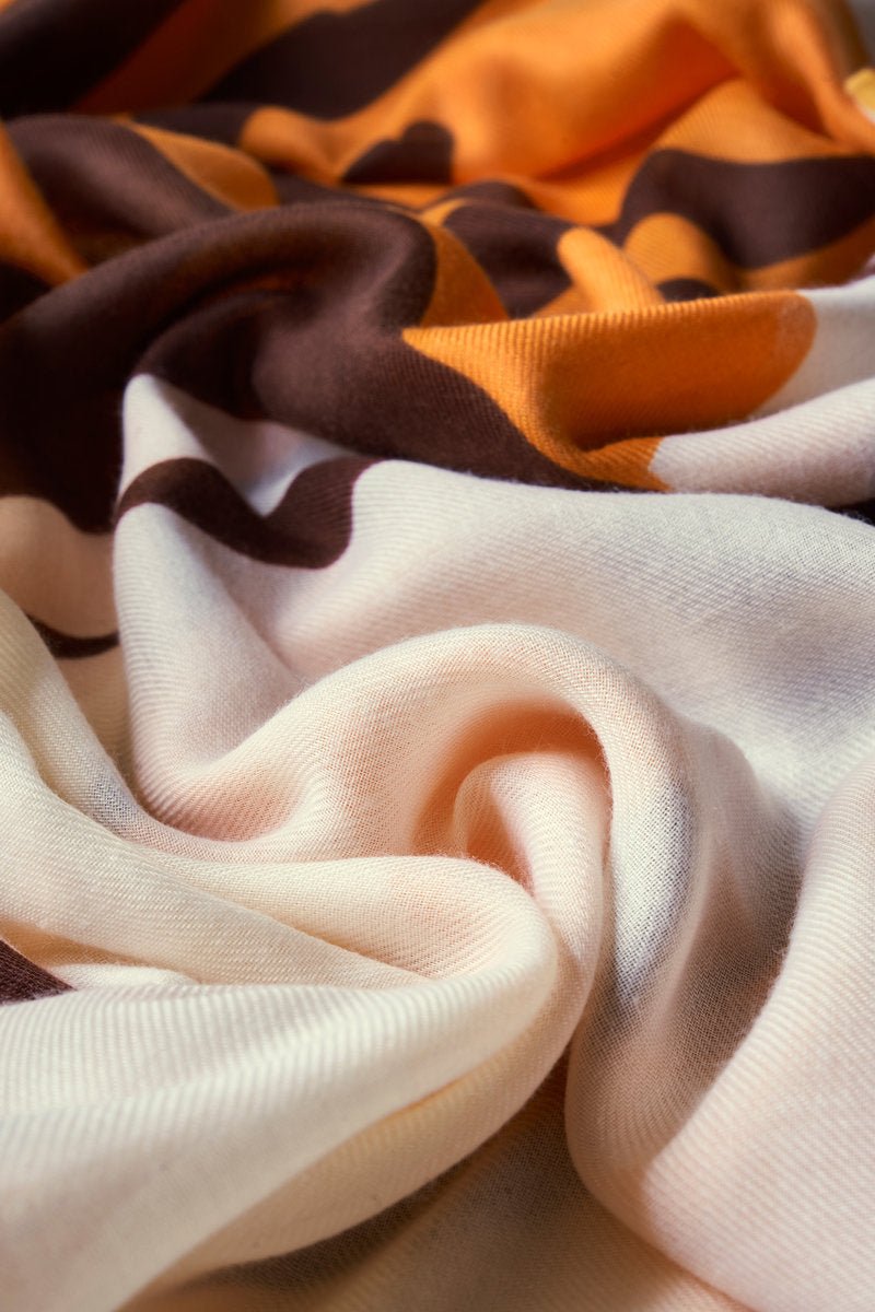Powder Printed Thrill Of The Tiger Scarf - Daisy Mae Boutique