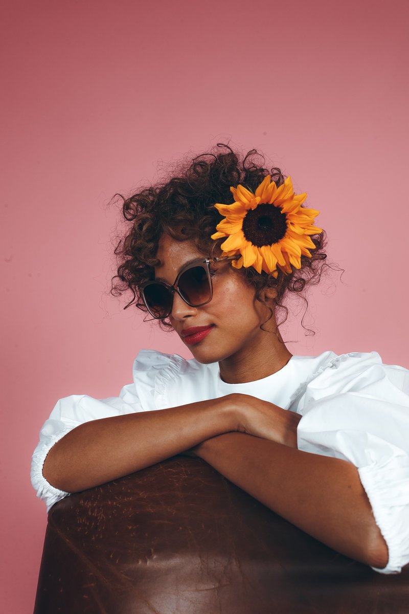 Powder Rochelle Limited Edition Sunglasses Iced Latte - Daisy Mae Boutique