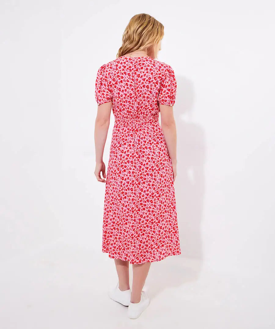 Joe Browns Roses Are Red Floral Printed Midi Dress