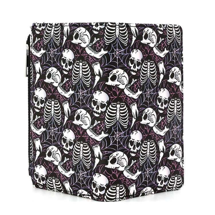 SKULLS AND RIBCAGES WALLET IN VINYL - Daisy Mae Boutique