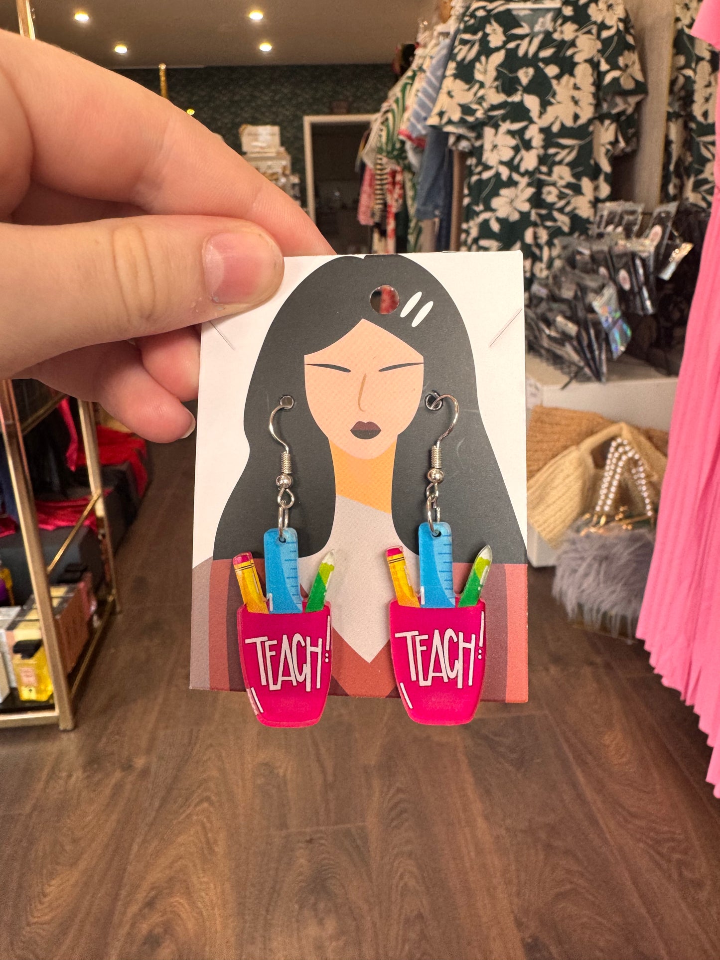 DMB Teacher Drop Earrings