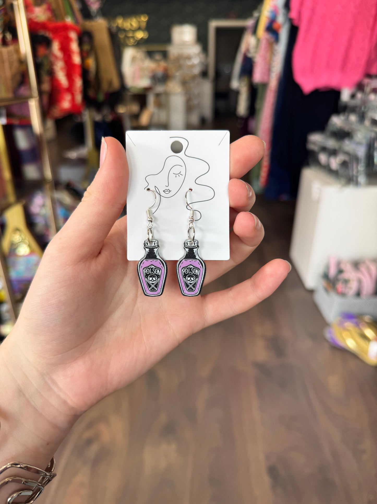 DMB Purple Spooky Season Earrings
