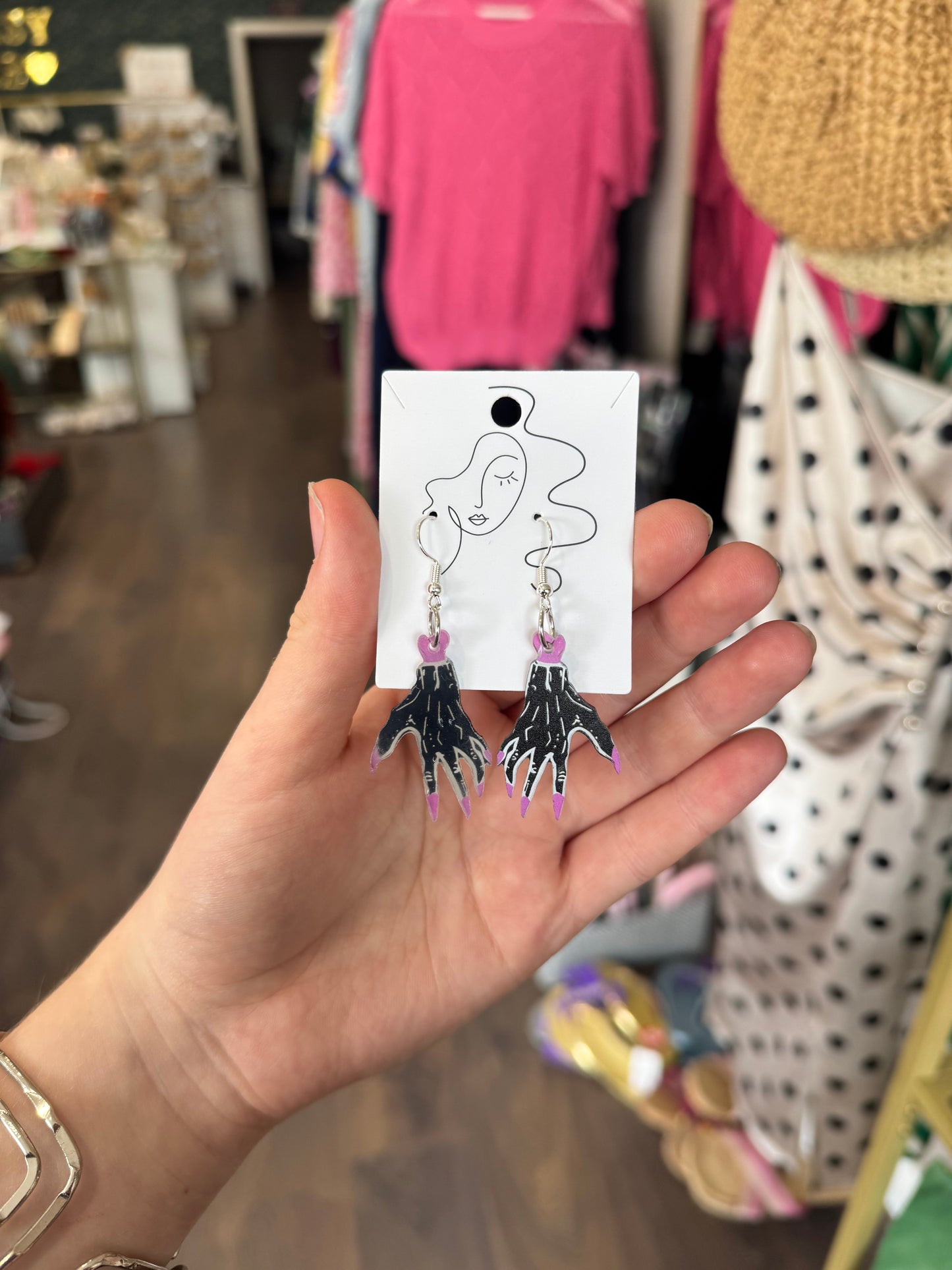DMB Purple Spooky Season Earrings