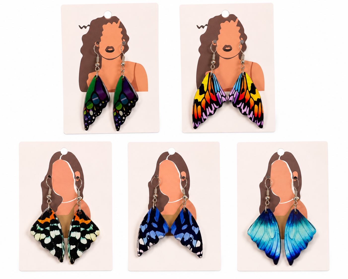 DMB Butterfly Wing Drop Earrings