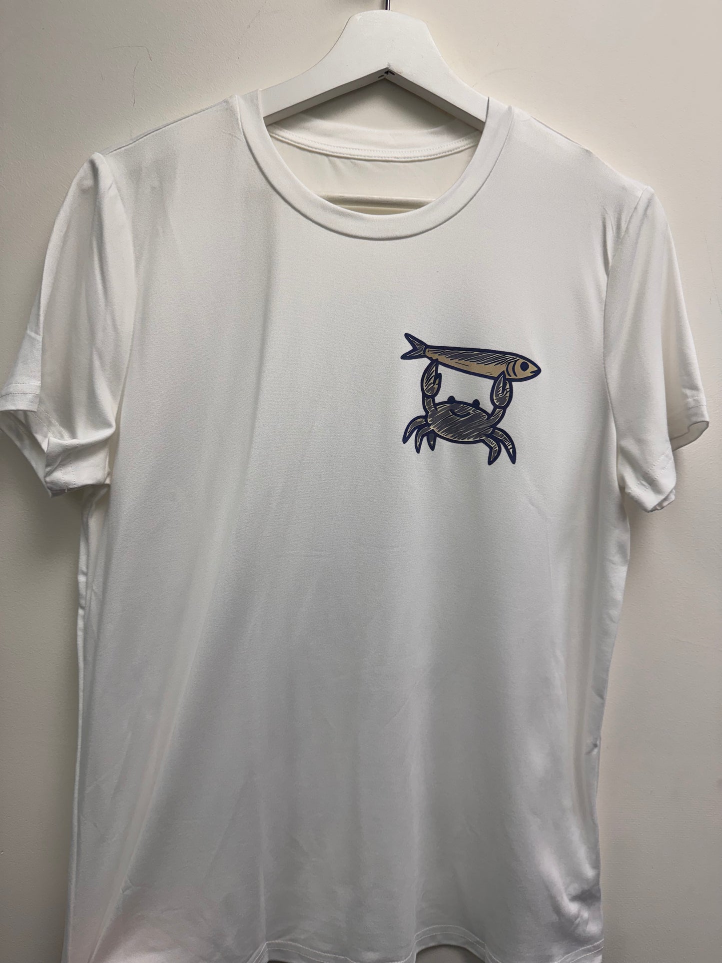 DMB Salty but Cute White / Blue Crab T-shirt