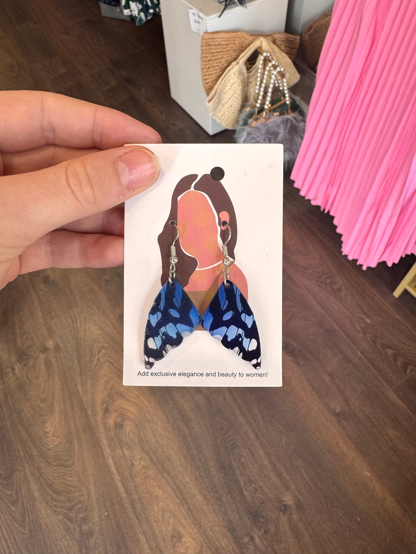 DMB Butterfly Wing Drop Earrings