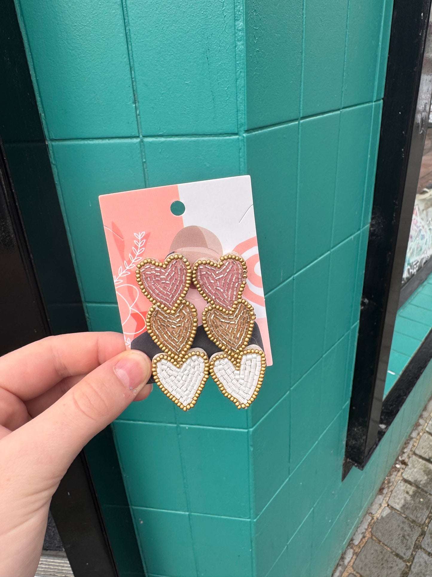 DMB Heart Trio Earrings