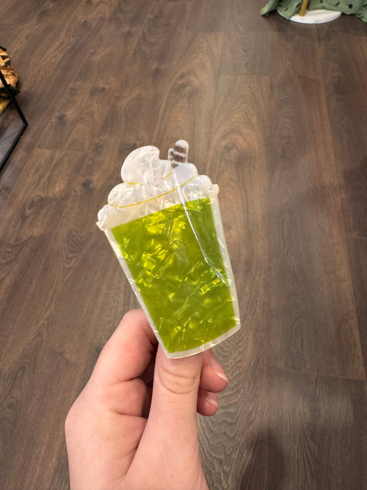 Matcha Latte Claw Clip