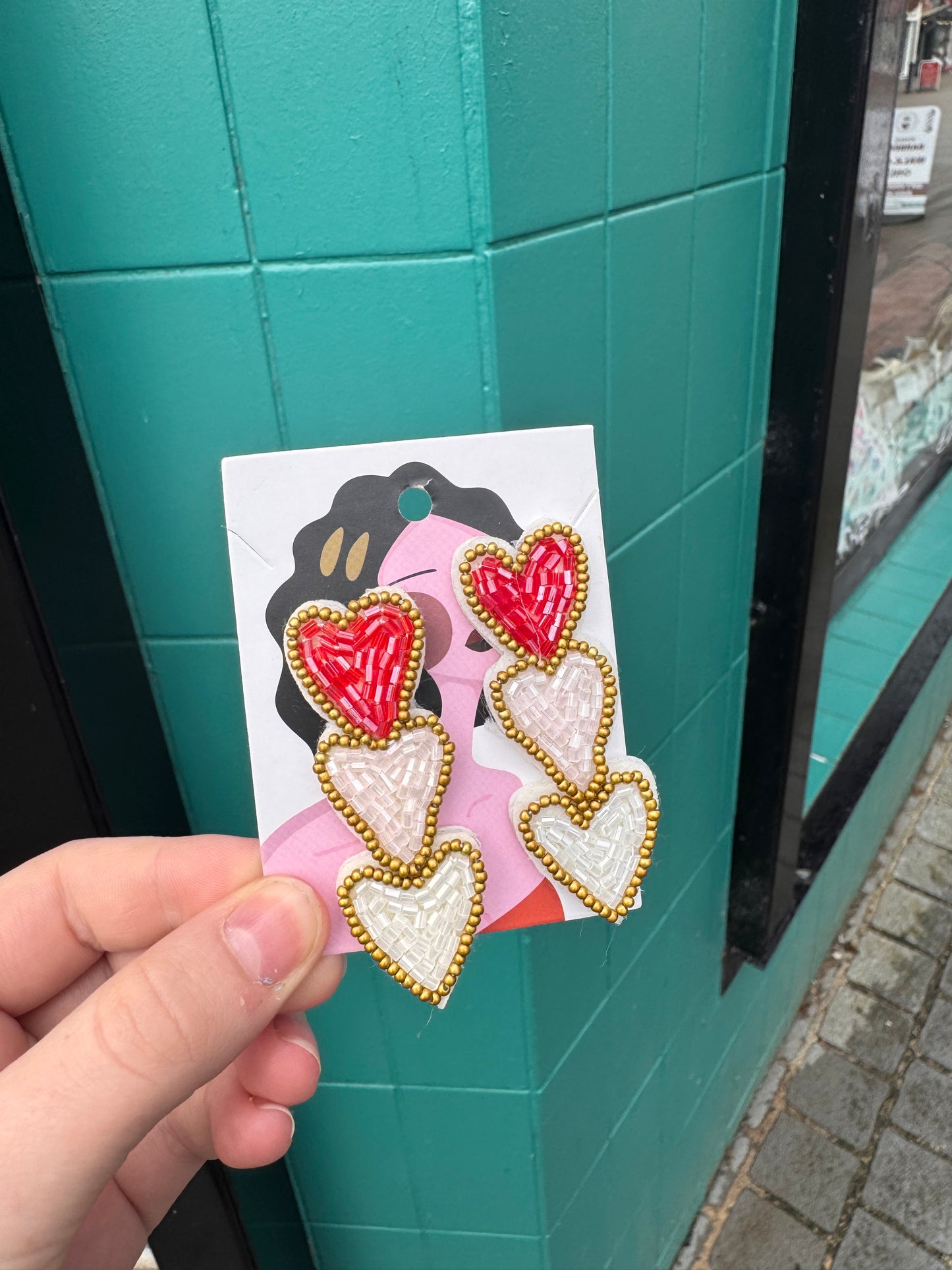 DMB Heart Trio Earrings