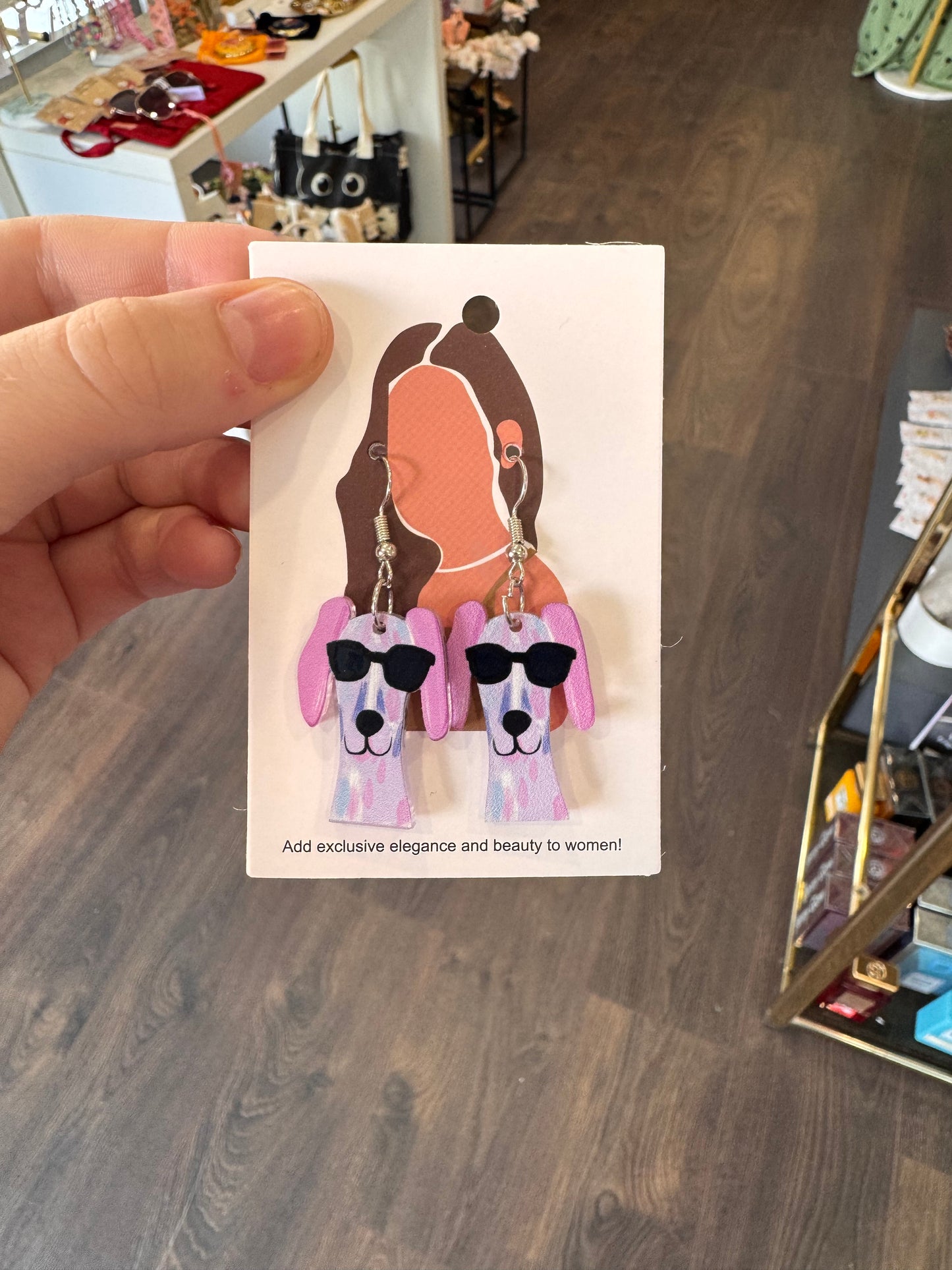DMB Funky Dog Drop Earrings