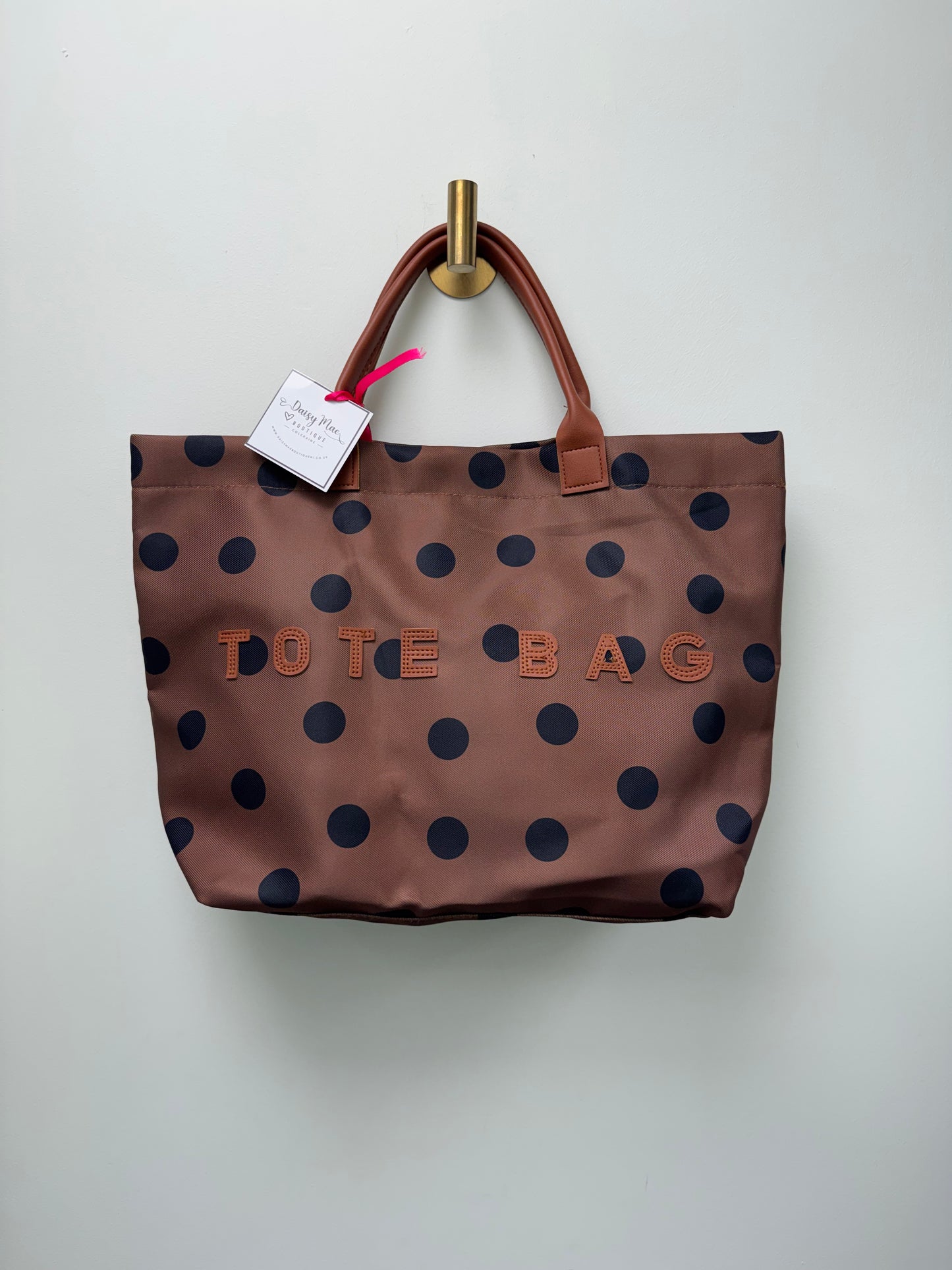 Polka Dot Tote Bag