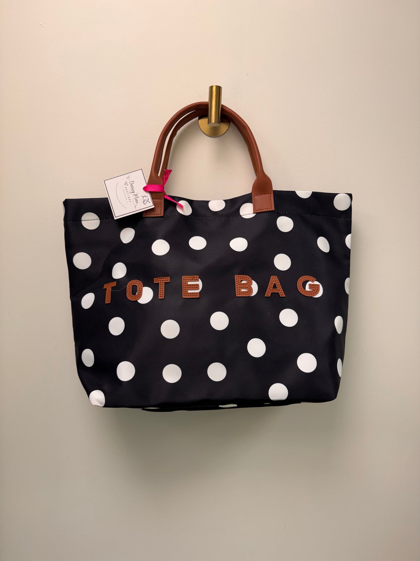 Polka Dot Tote Bag