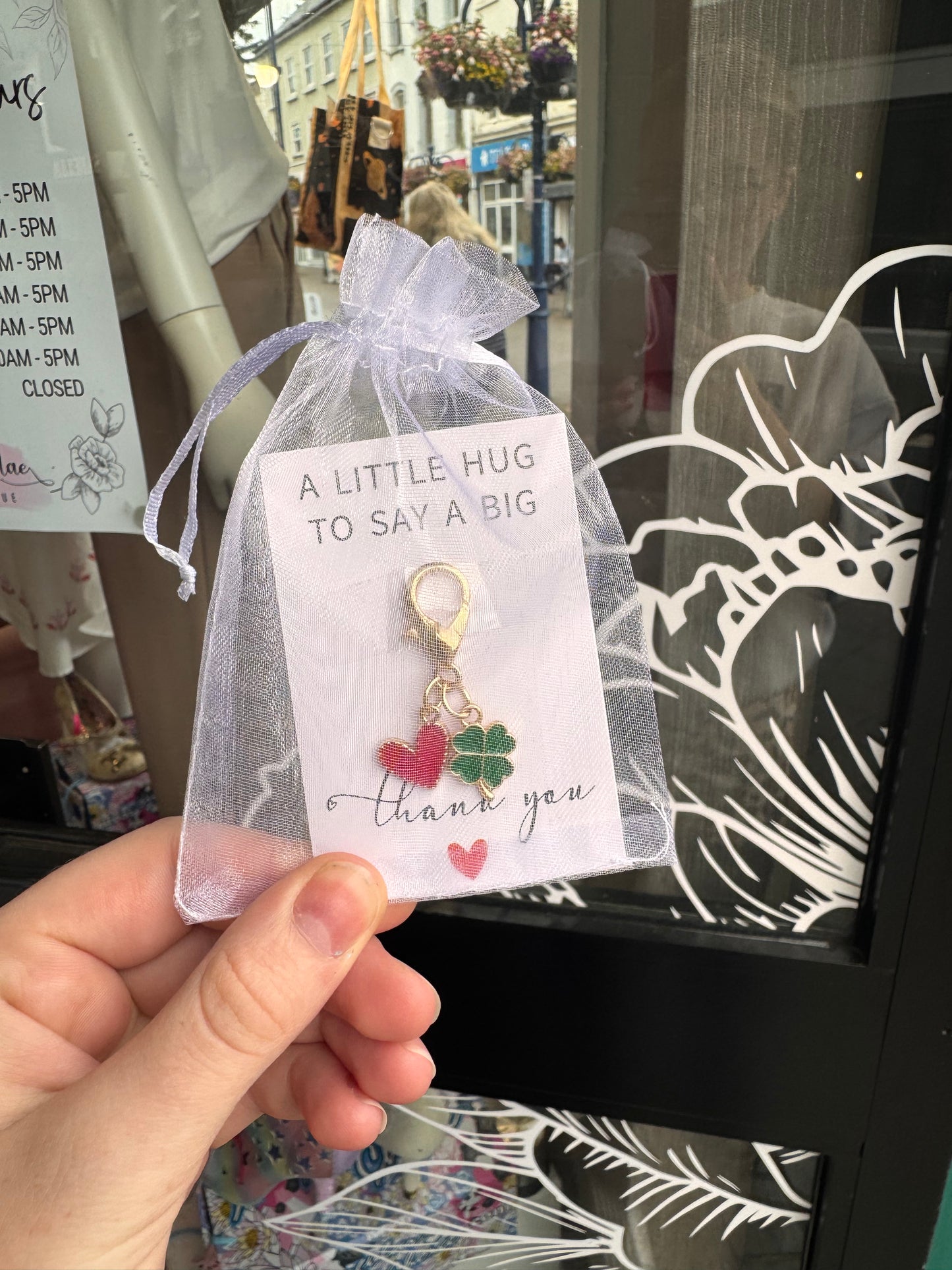 Heart and Clover Pocket Hug