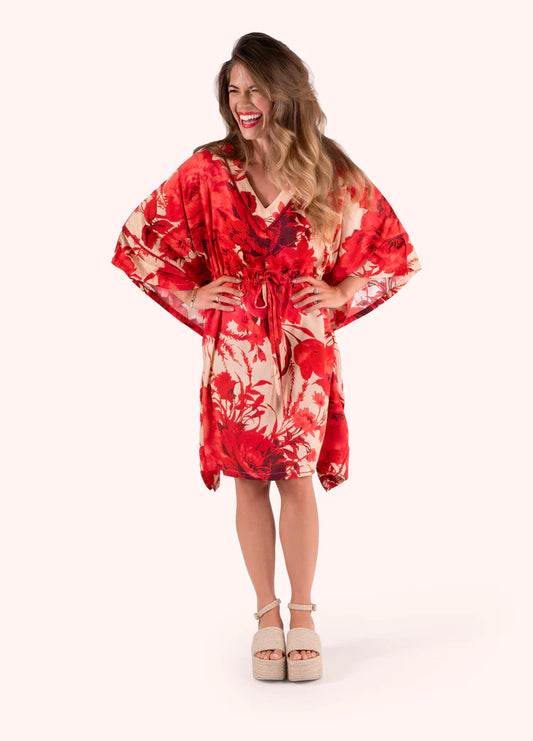 POWDER BEACH COVER UP - ROUGE BLOOMS