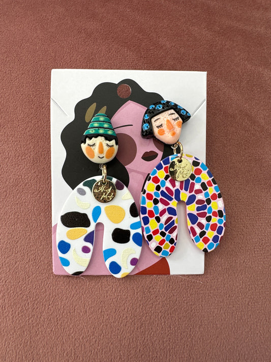 DMB Mismatch Harlequin Earrings