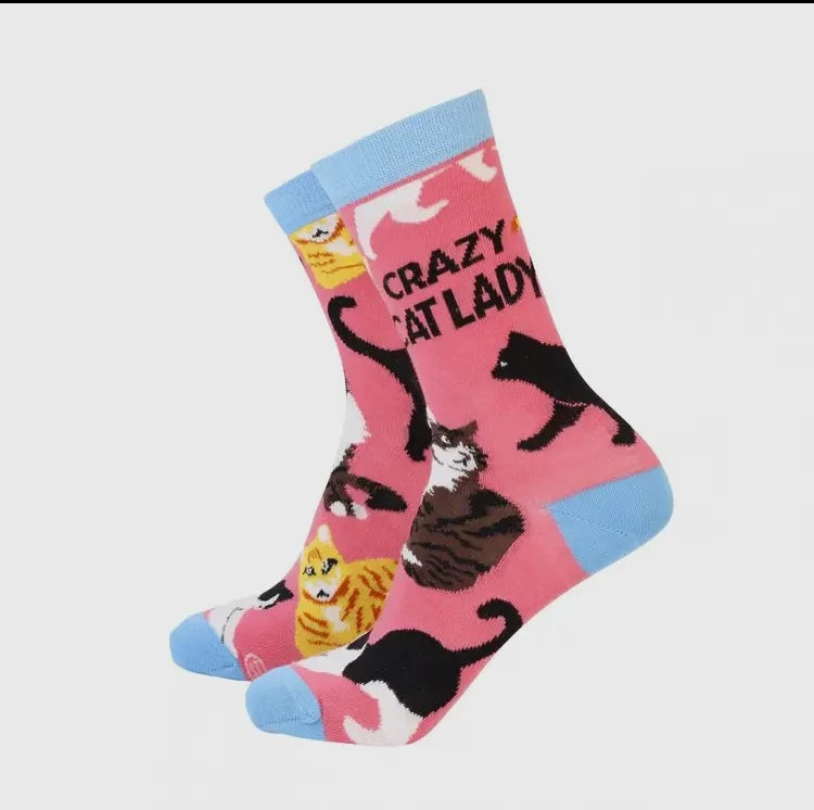 Crazy Cat Lady - Women’s Bamboo Socks