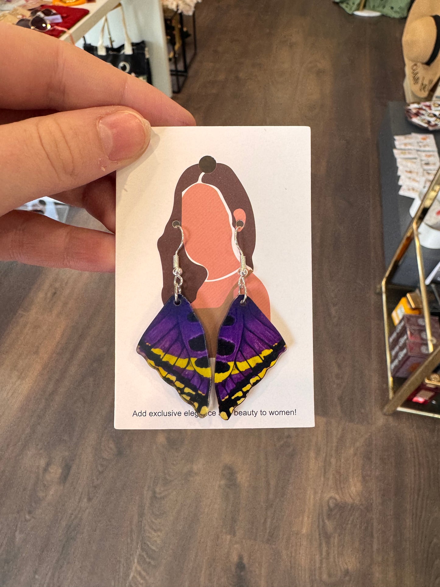DMB Butterfly Wing Drop Earrings