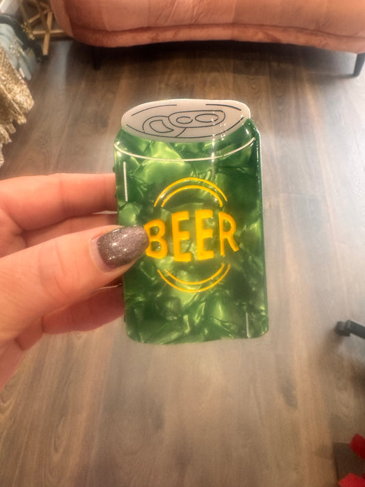 DMB Green Beer Claw Clip