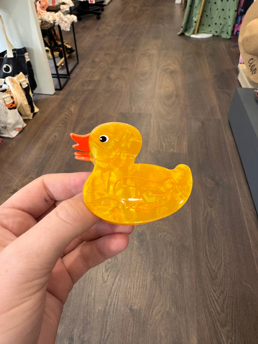 Rubber Ducky Claw Clip