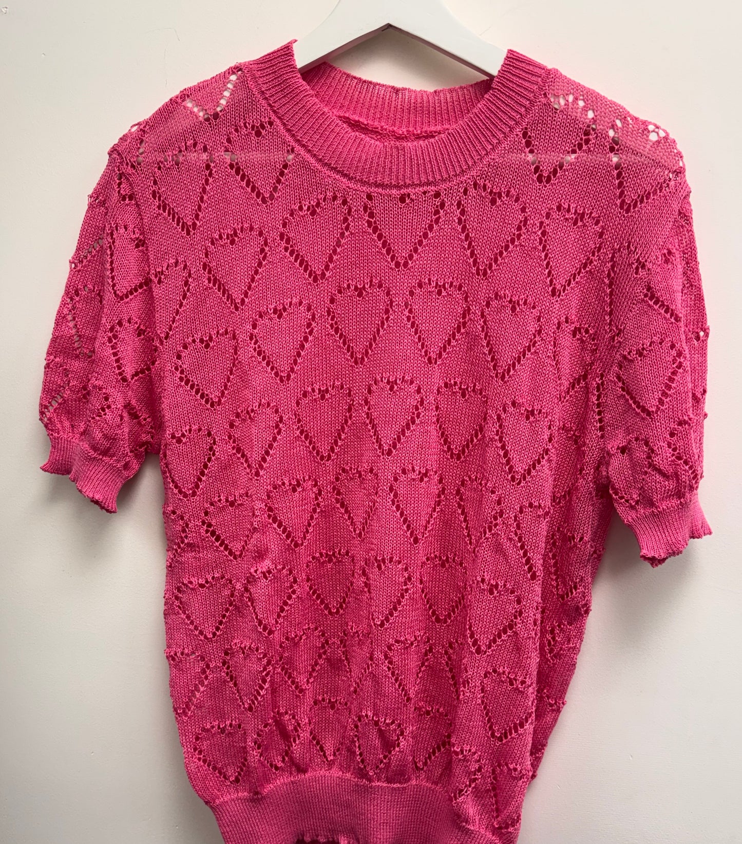 DMB Pink Heart Knit