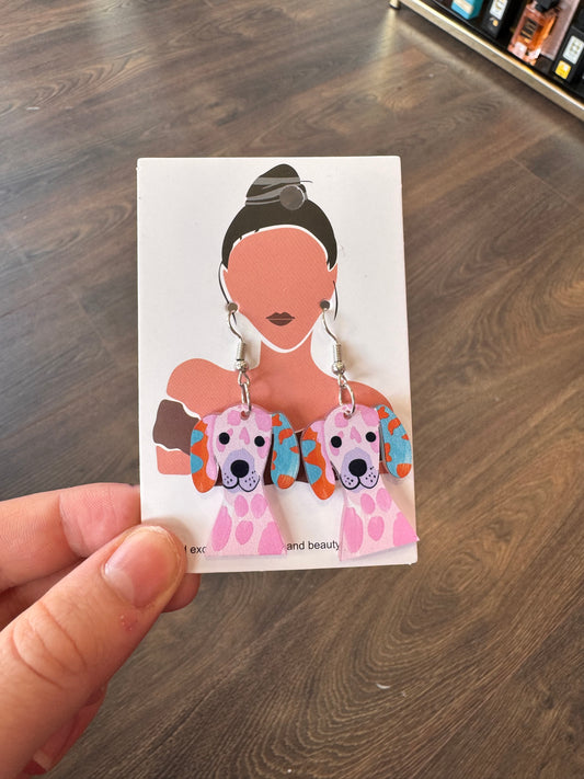 DMB Funky Dog Drop Earrings