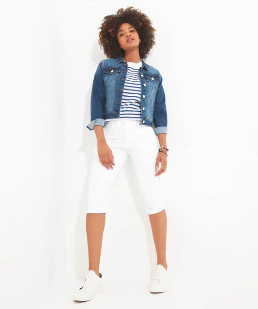 Joe Browns Sunny Days Capri Pants White