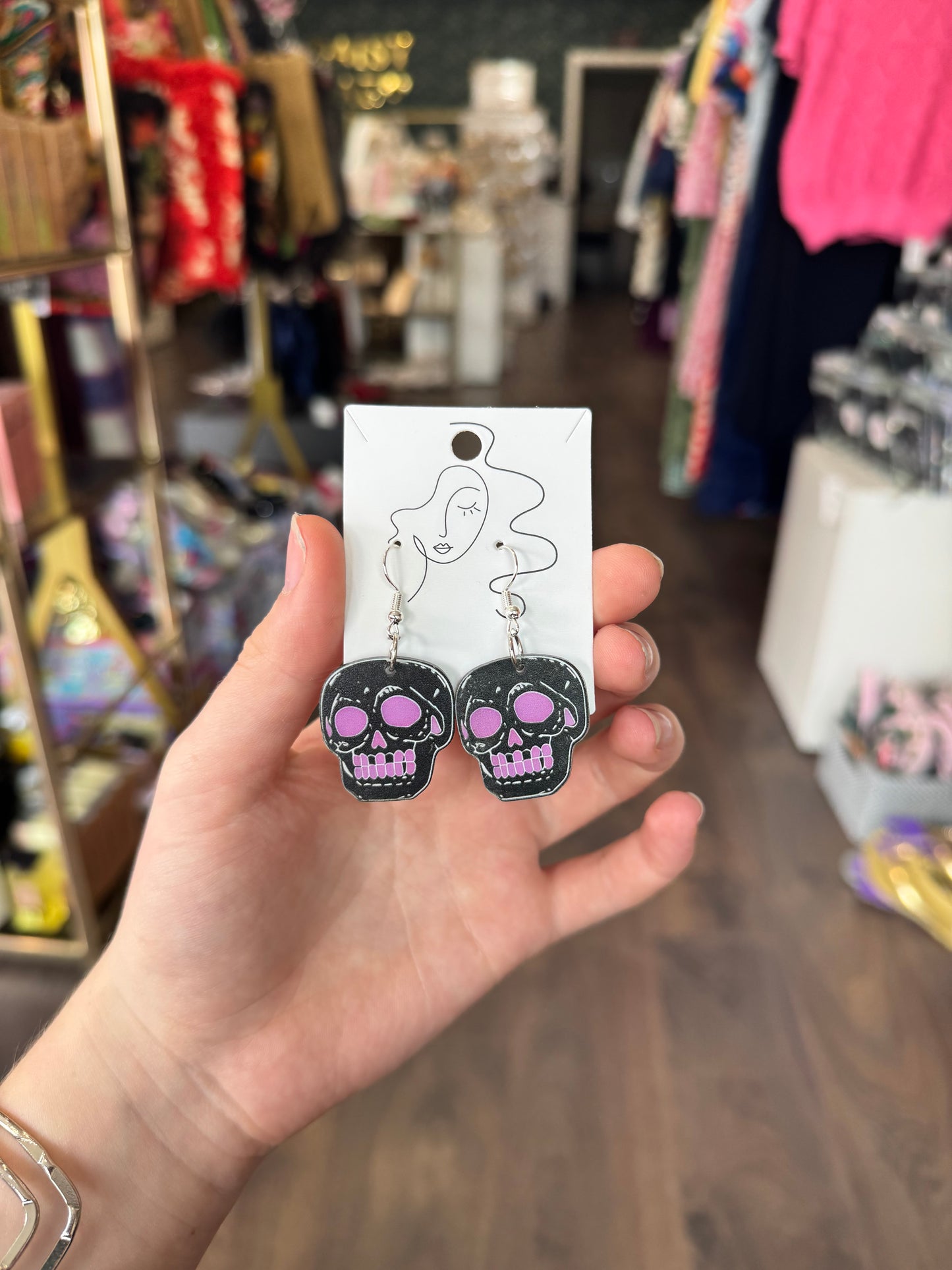 DMB Purple Spooky Season Earrings