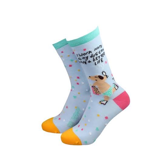 I Work Hard So My Dog Can Have a Better Life - Women’s Bamboo Socks