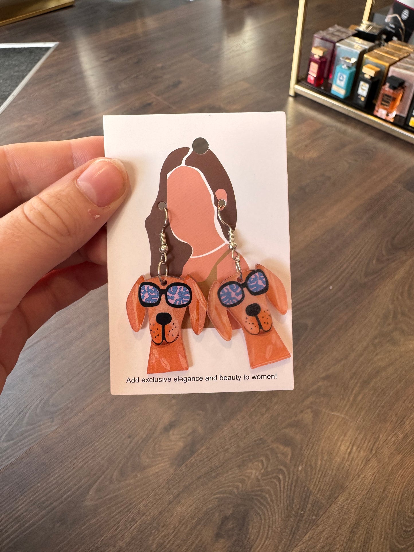 DMB Funky Dog Drop Earrings