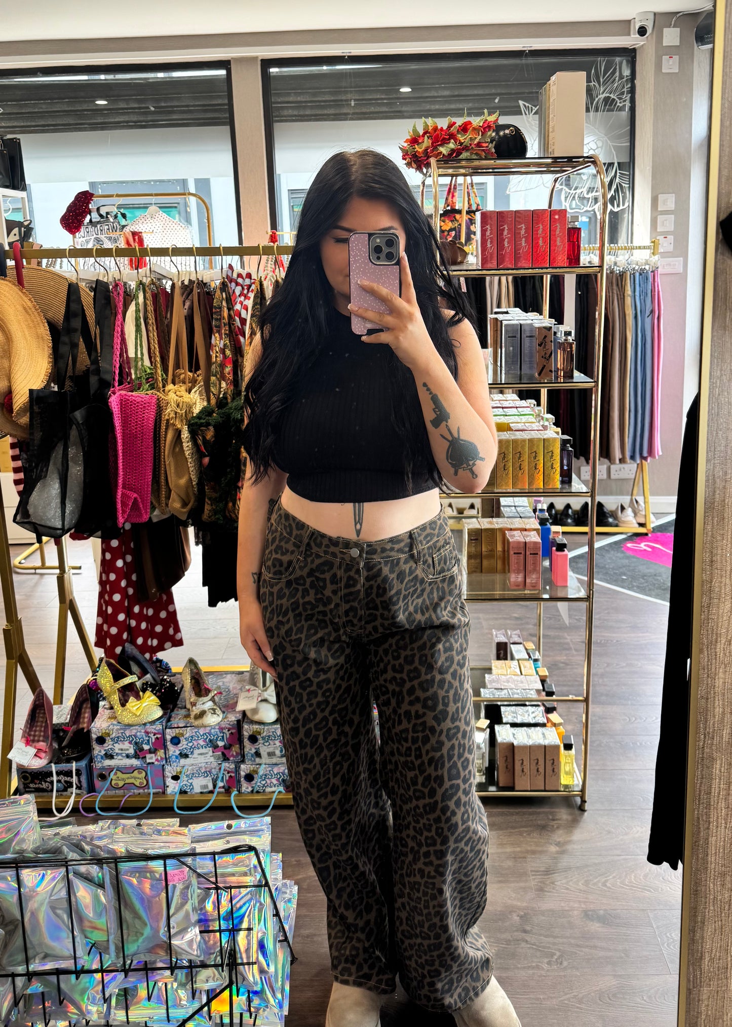 DMB Leopard Jeans