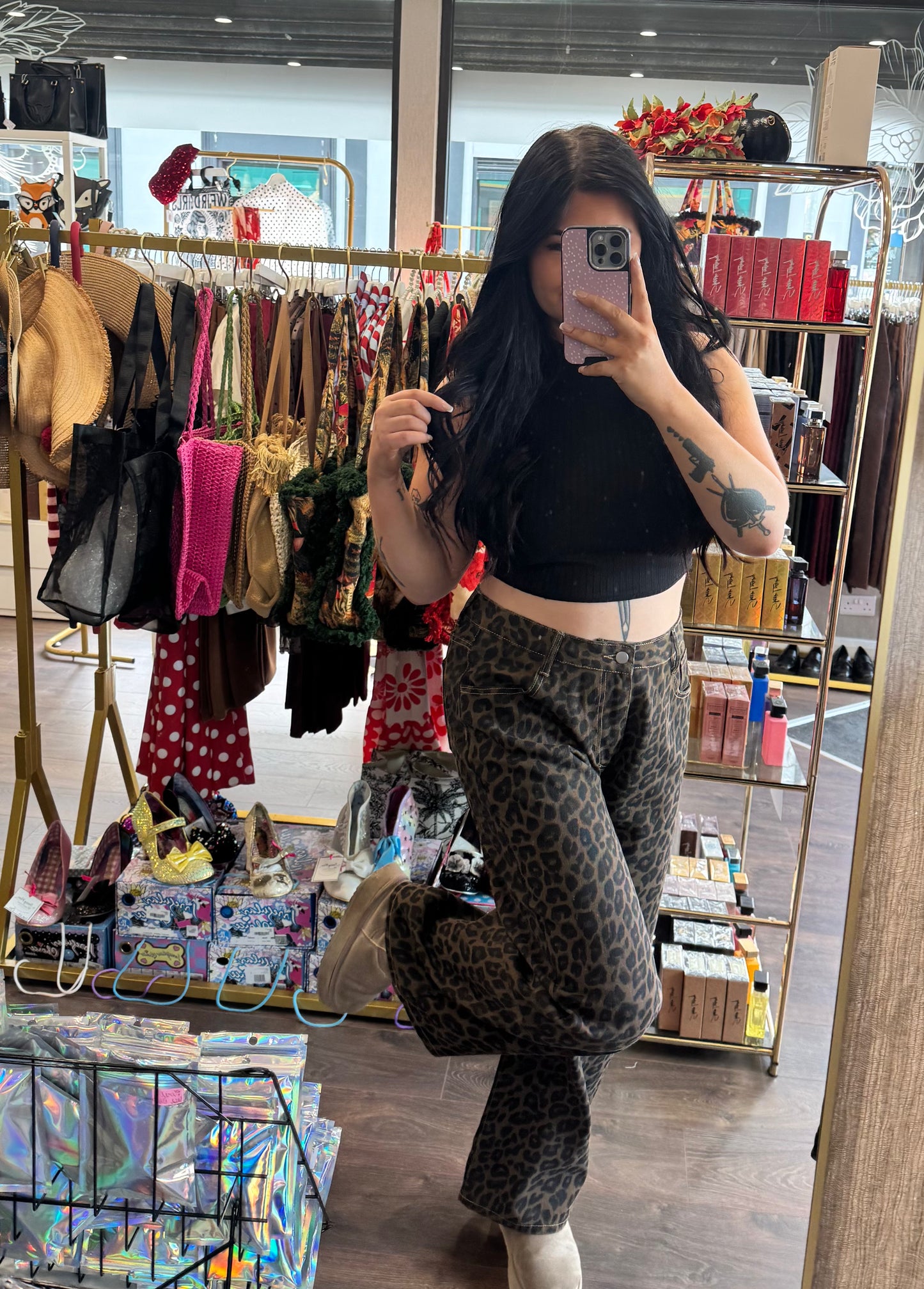 DMB Leopard Jeans