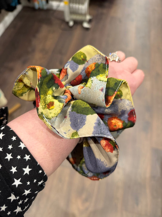 DMB Monet Oil Painting Oversized Scrunchie