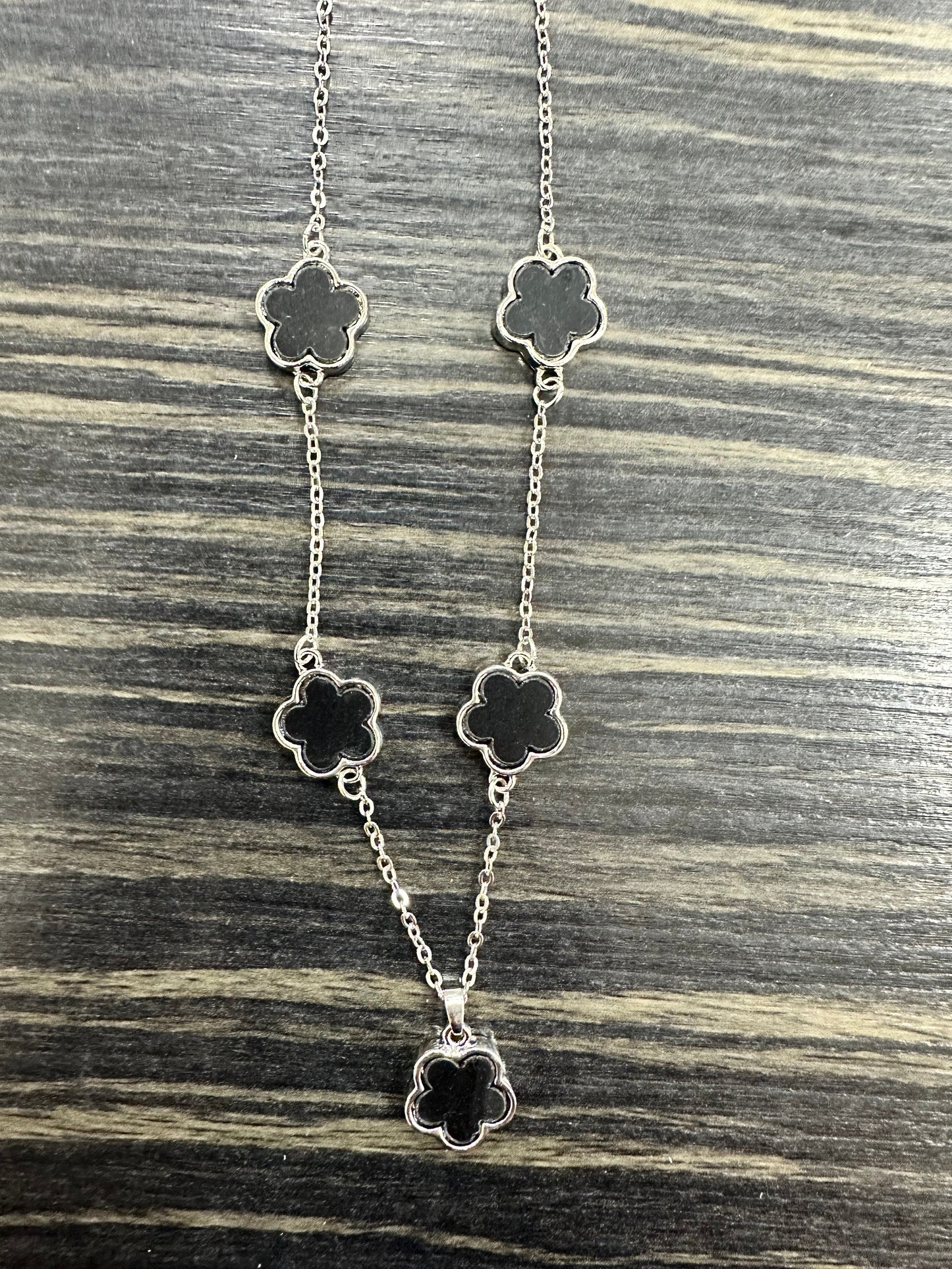 DMB Silver Clover Necklace