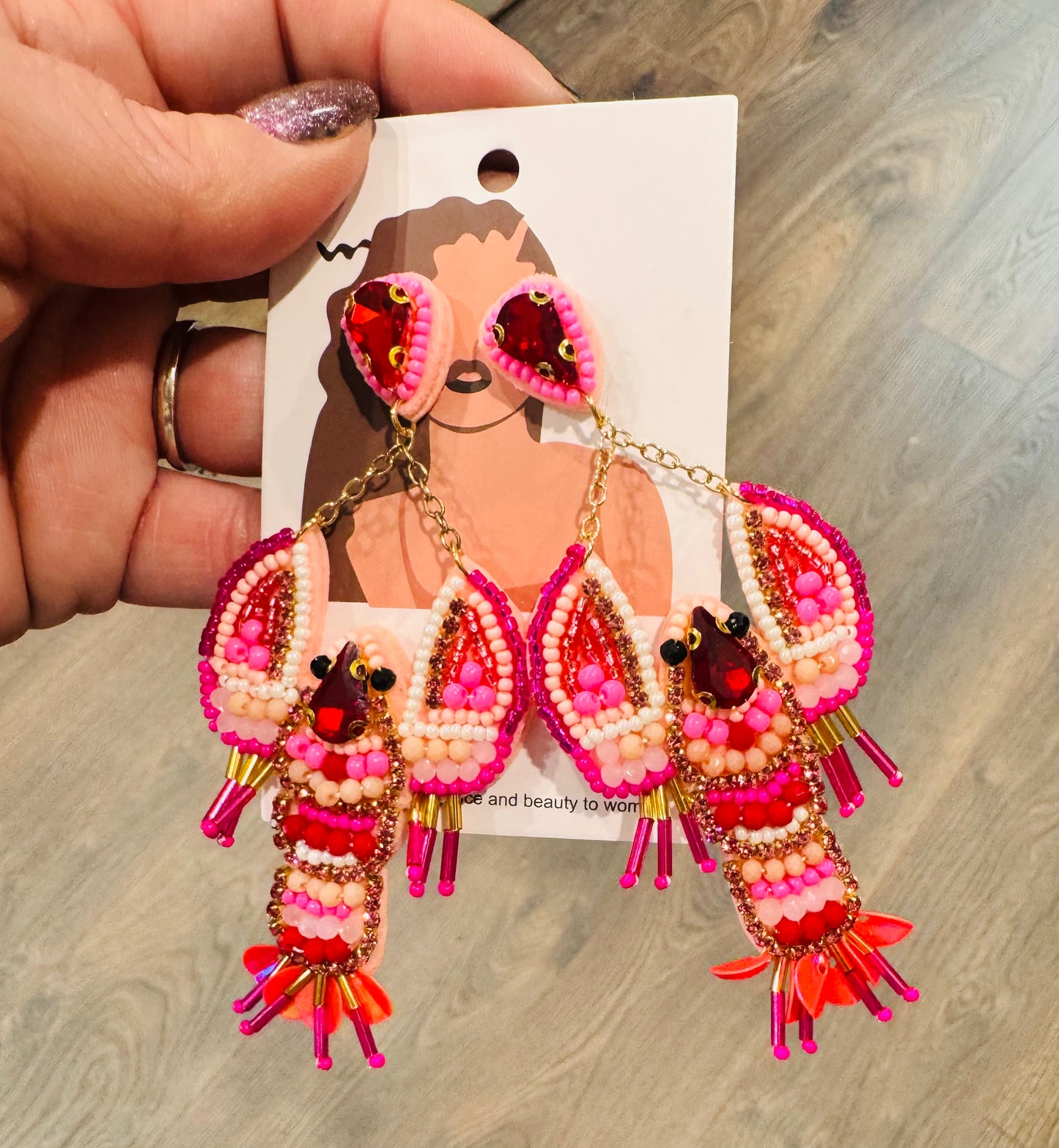 DMB Pink Beaded Lobster