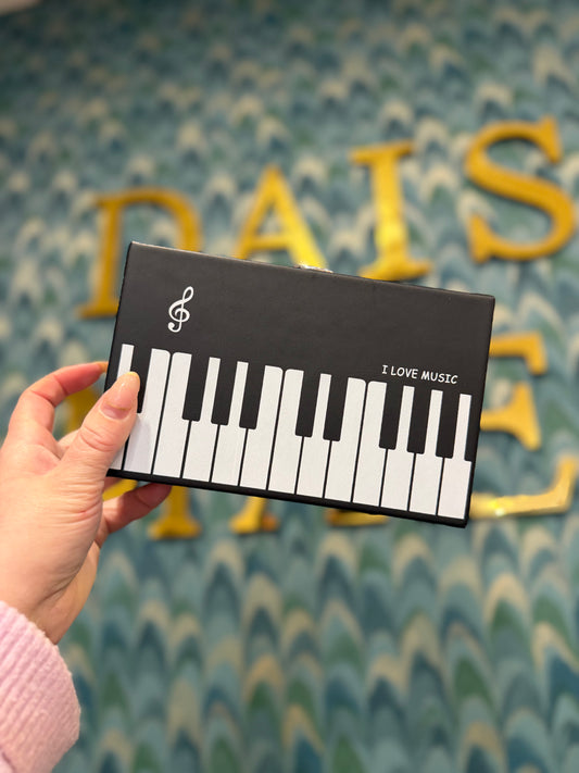 DMB Piano Box Clutch Cross Body Bag
