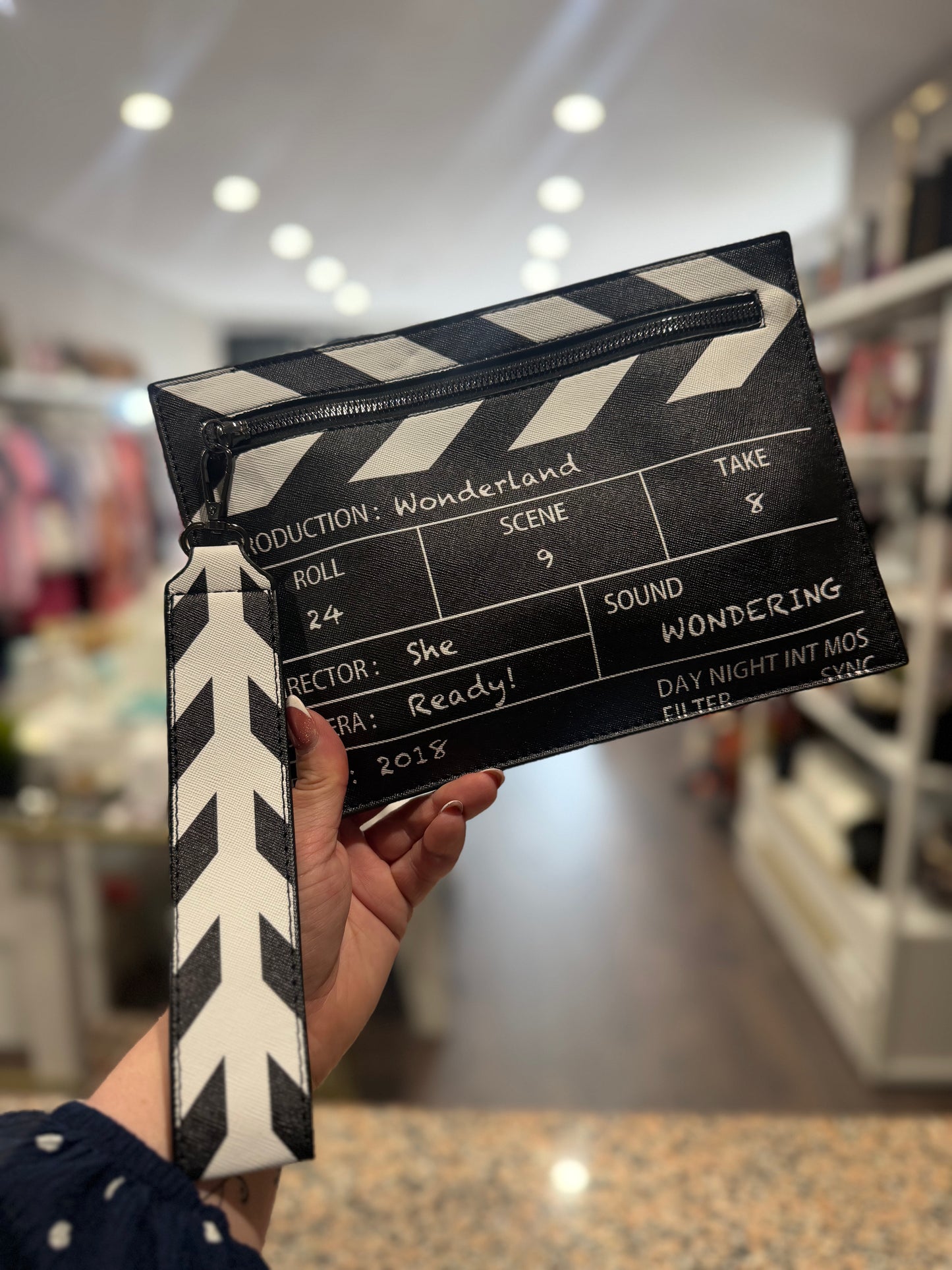 DMB Movie Clap Board Clutch / Crossbody