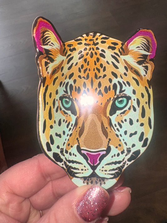 DMB Leopard Head Large Claw Clip