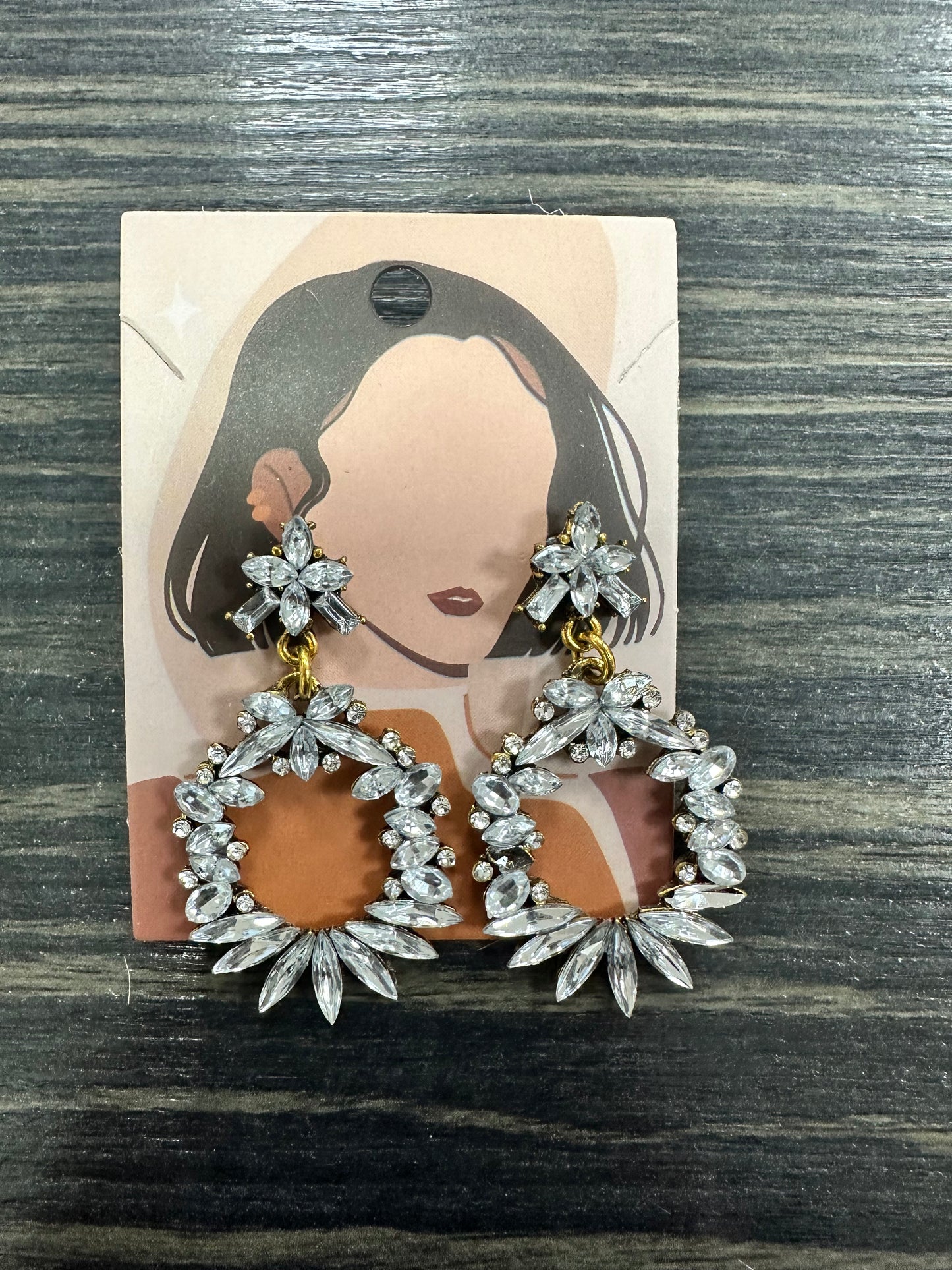 DMB Crystal Garland Earrings