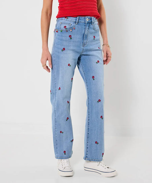Joe Browns Amelia Floral Embroidered Jeans