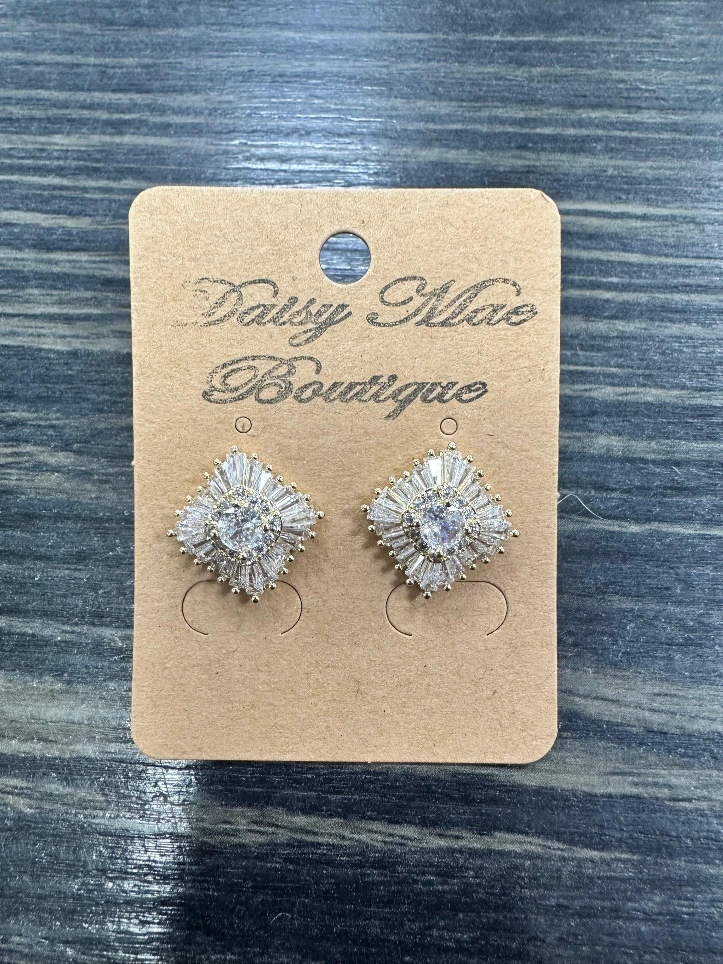 DMB Vintage Square Earrings